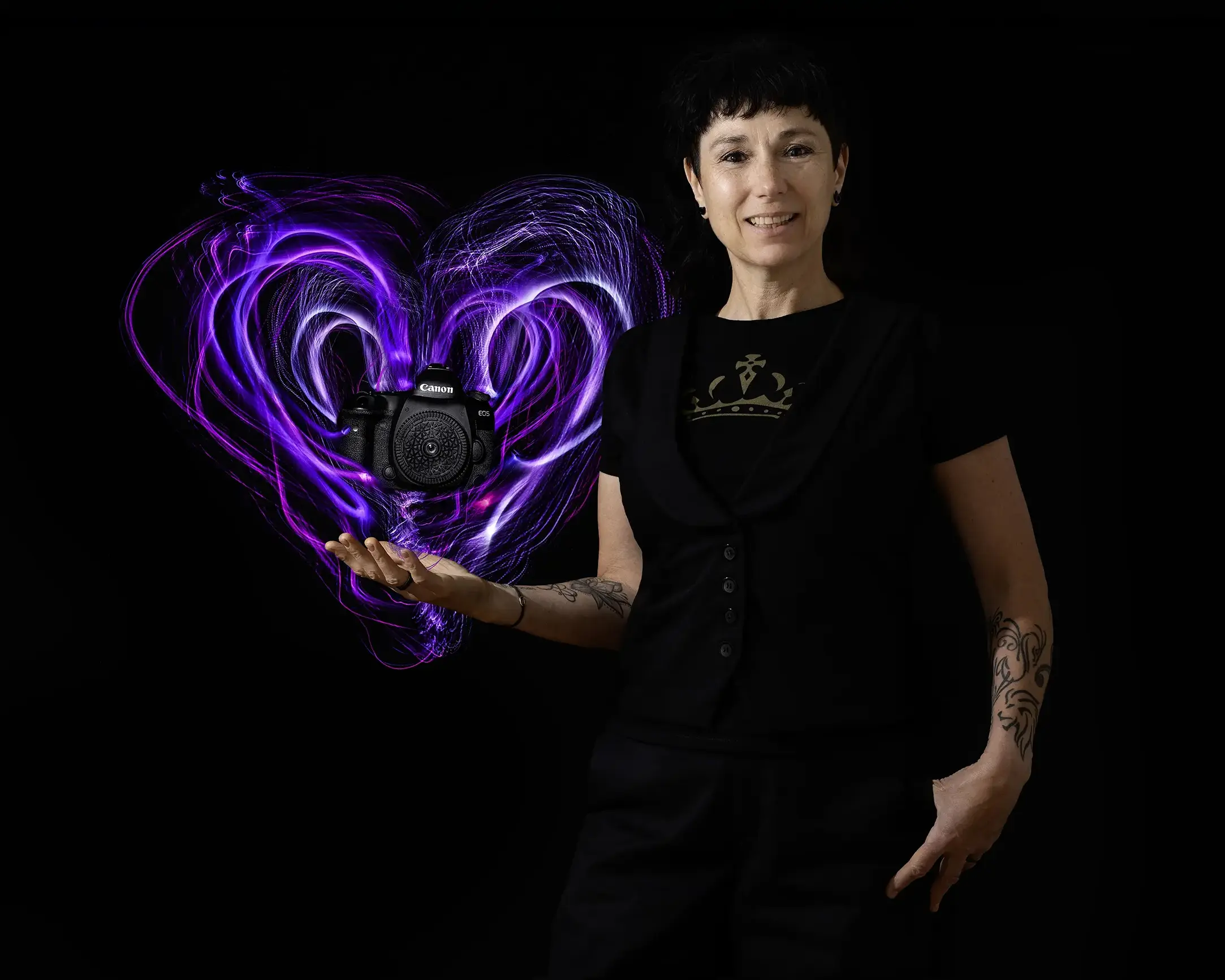 Colinda Boeren van imirafoto tijdens een fotoshoot